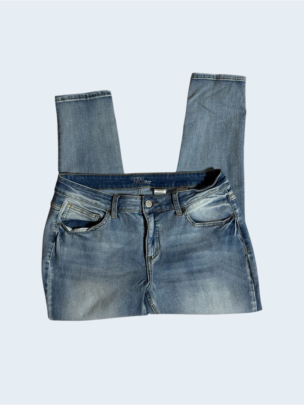 Classic Blue Women's Stretch Jeans 16 Petite